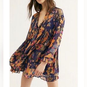 Free People Everything and More Chiffon Spring SHEER Dress